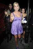 Danielle Lloyd in skimpy violet thingy