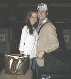 Jennifer Love Hewitt and her boyfriend at the Maui International Airport